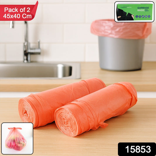 Clean & Garbage Bags - (Pack of 2 Rolls / 45Ã—40 cm )