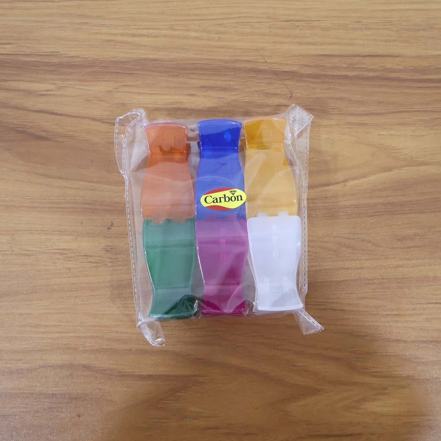 Mini Hair Claw Clips for Girls â€“ 6 Pc Colorful Small Hair Clamps