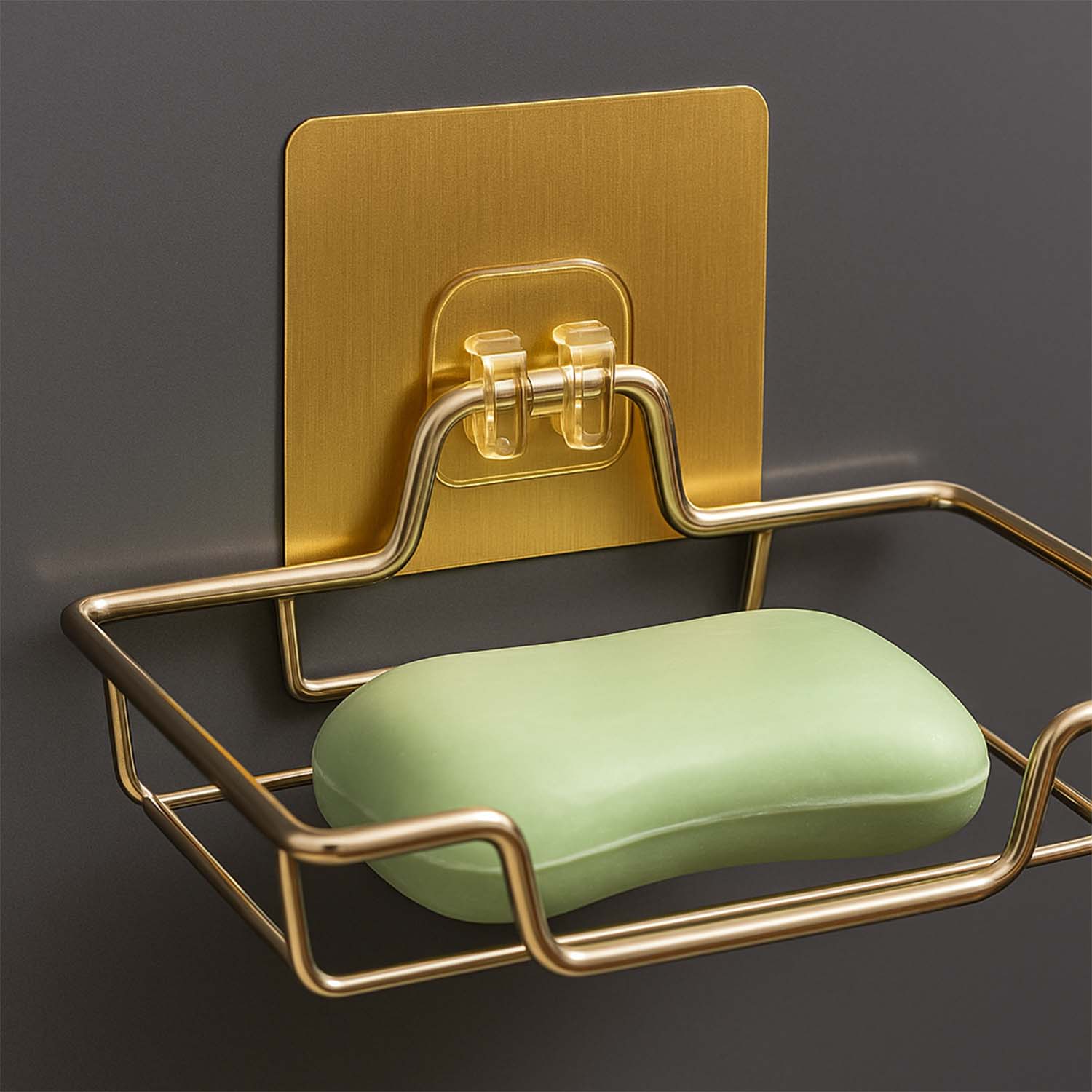 Self-Adhesive Heavy-Duty Plastic Wall Hook â€“ 1 Pc (8x8 cm)