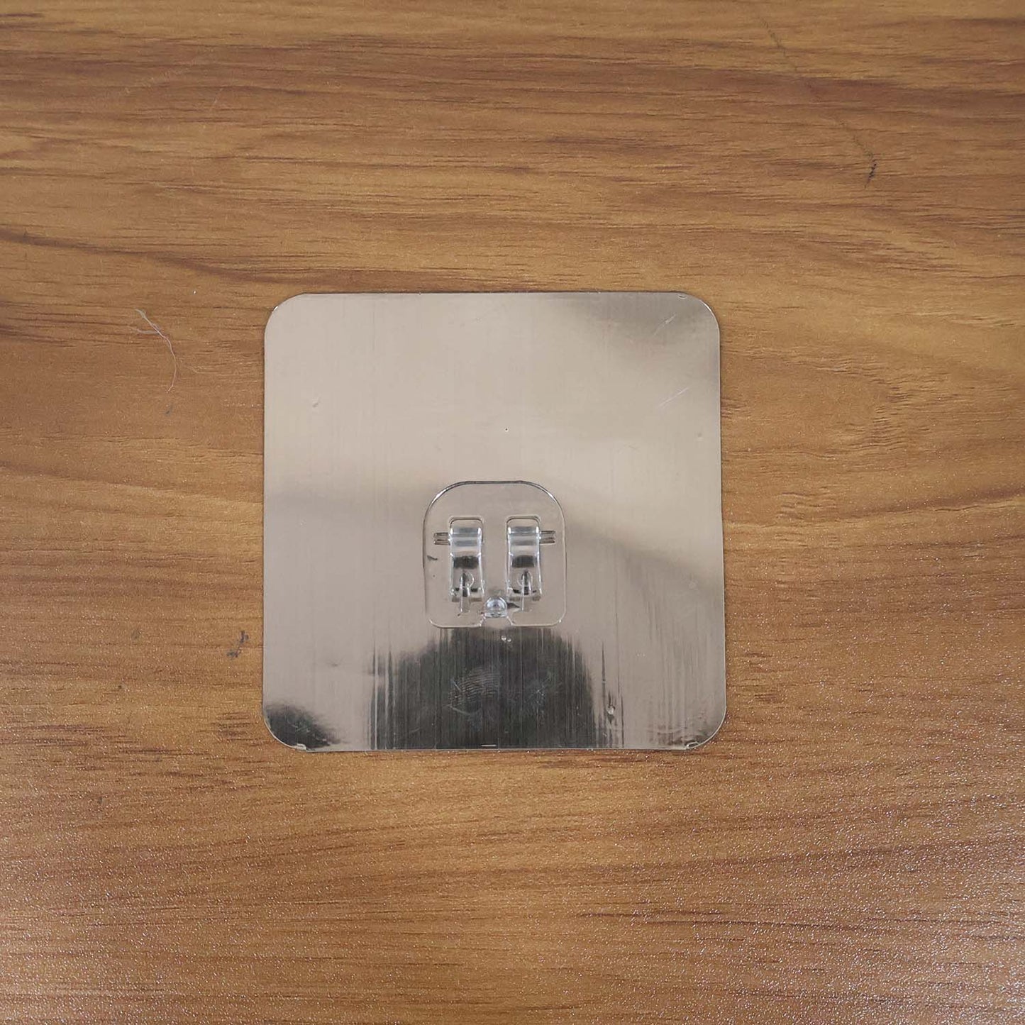 Self-Adhesive Heavy-Duty Plastic Wall Hook â€“ 1 Pc (8x8 cm)