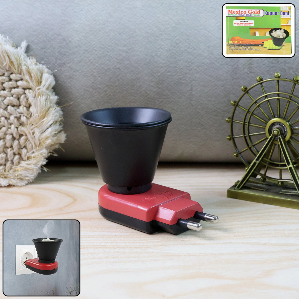 Electric Kapoor Dani Camphor Diffuser (1 Pc)