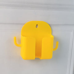 1 Pc Wallmount Mobile Stand With Hook for and stuffs purposes. (Mix Color / 1 Pc)