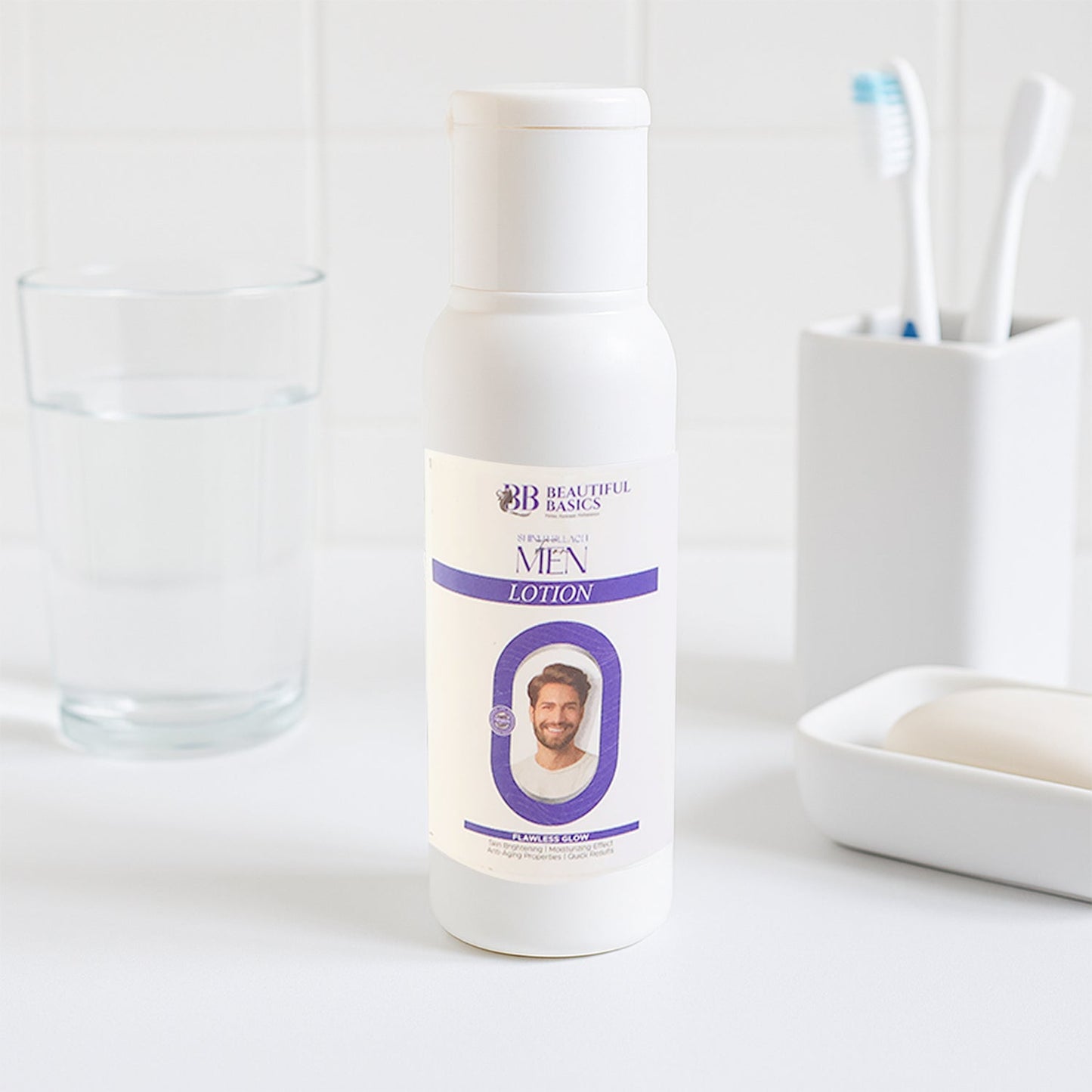 Beautiful Basics Menâ€™s Simple Bleach Cream Kit (1 Set)