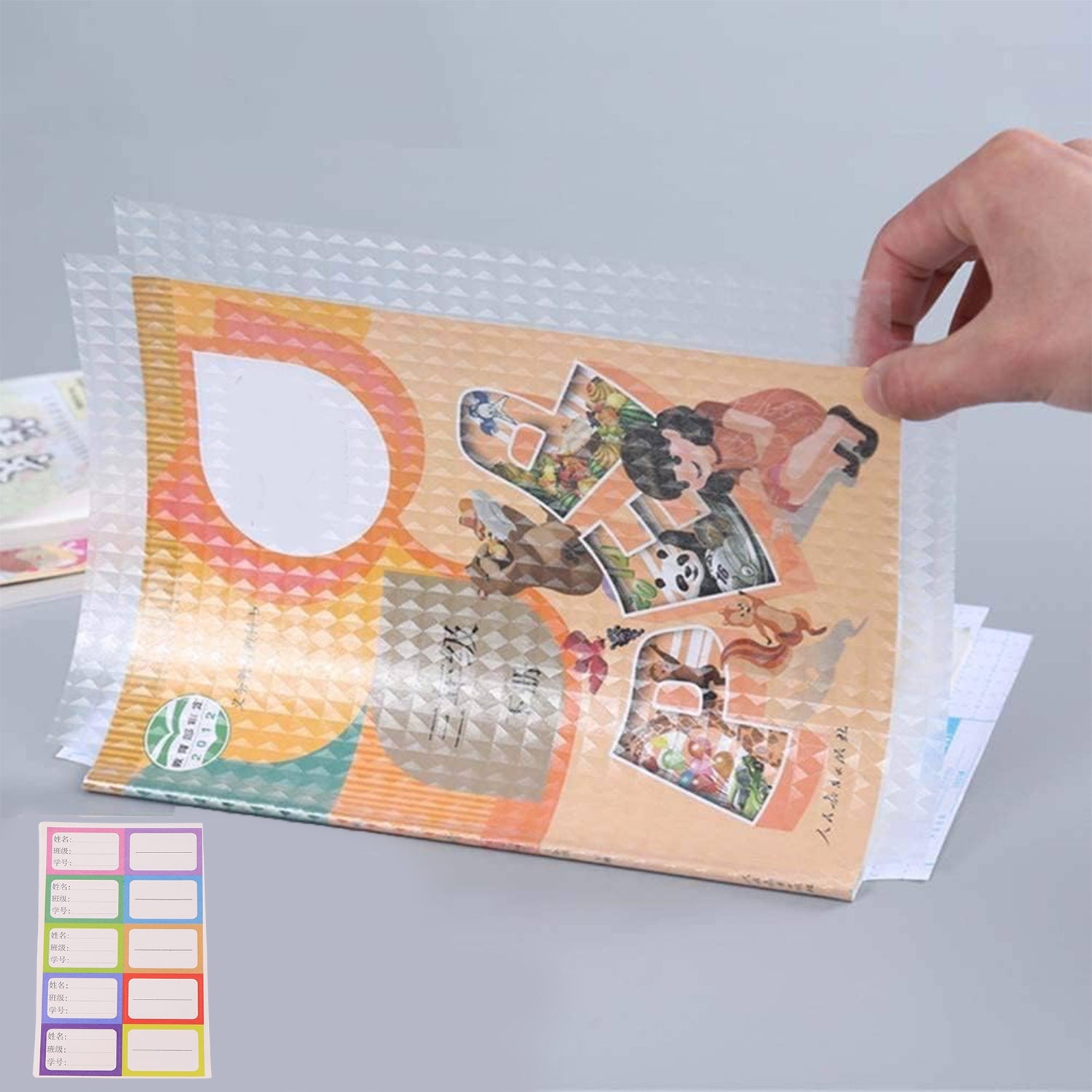 Premium Transparent Adhesive Book Cover Sheets (Mix Size / 30 Pc)