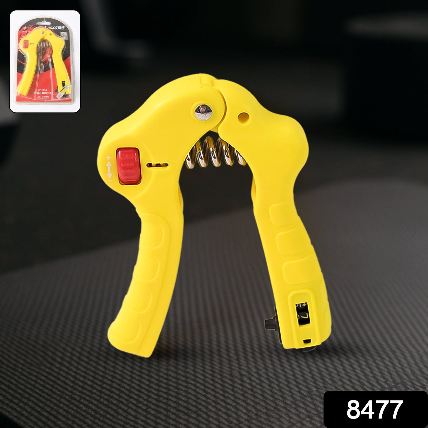 Gym Fitness Hand Grip Men Adjustable Finger Heavy Exerciser Strength for Muscle Recovery Hand Gripper Trainer strengthener (1 Pc)