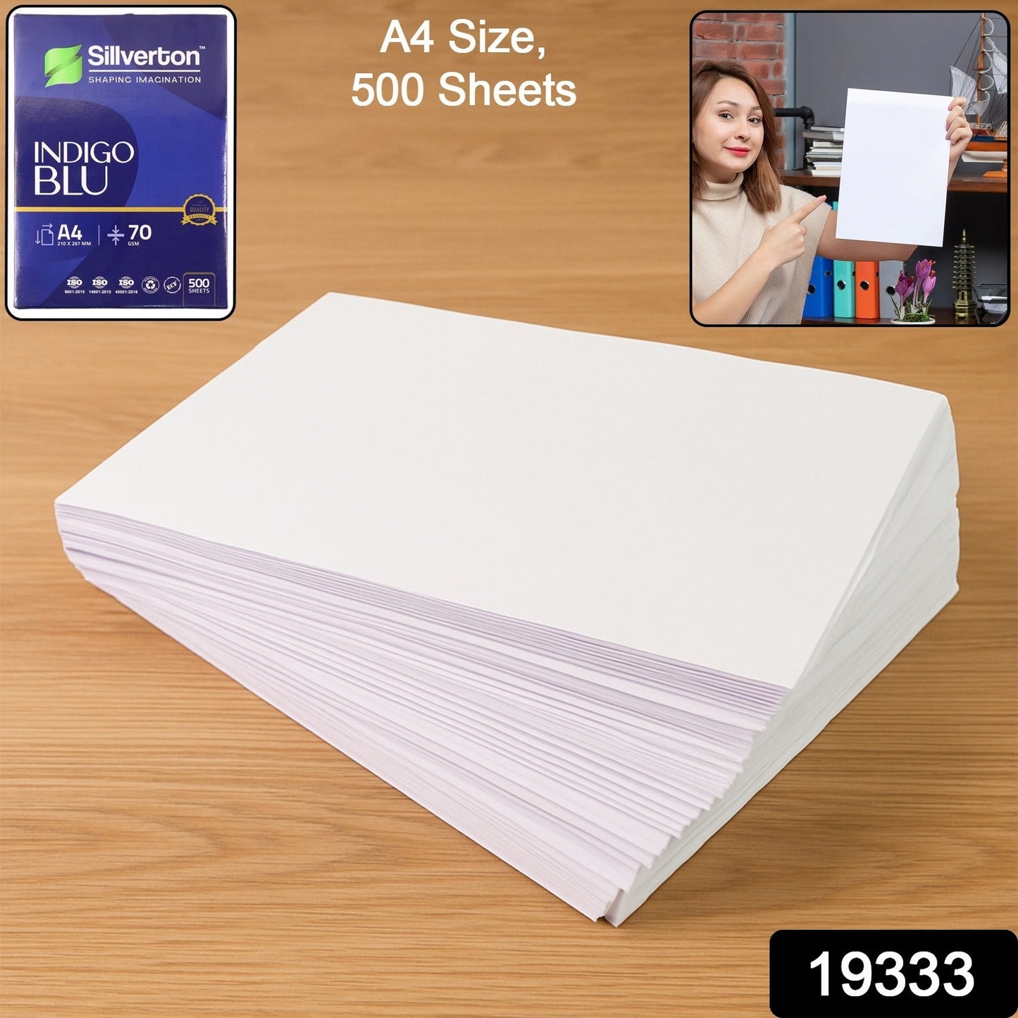 500 Sheets A4 Size Multipurpose Copier Paper â€“ 70 GSM High Bright White Printing Paper
