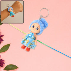 2-in-1 Kids Doll Bracelet cum Keychain â€“ Stylish Soft Toy Bracelet for  Daily Use as Bag or Key Ring