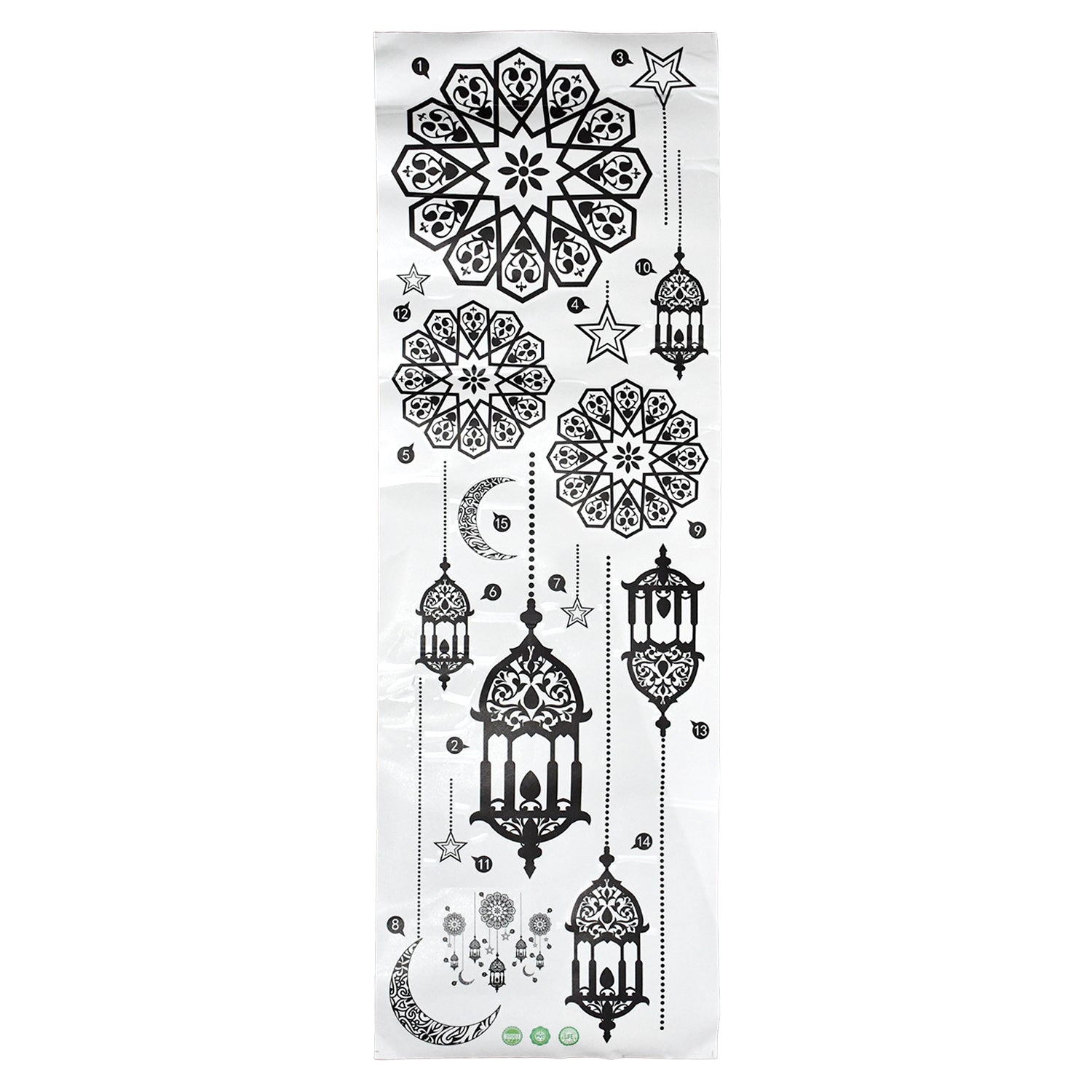 Decorative Wall Sticker 90x30 cm (1 Pc)
