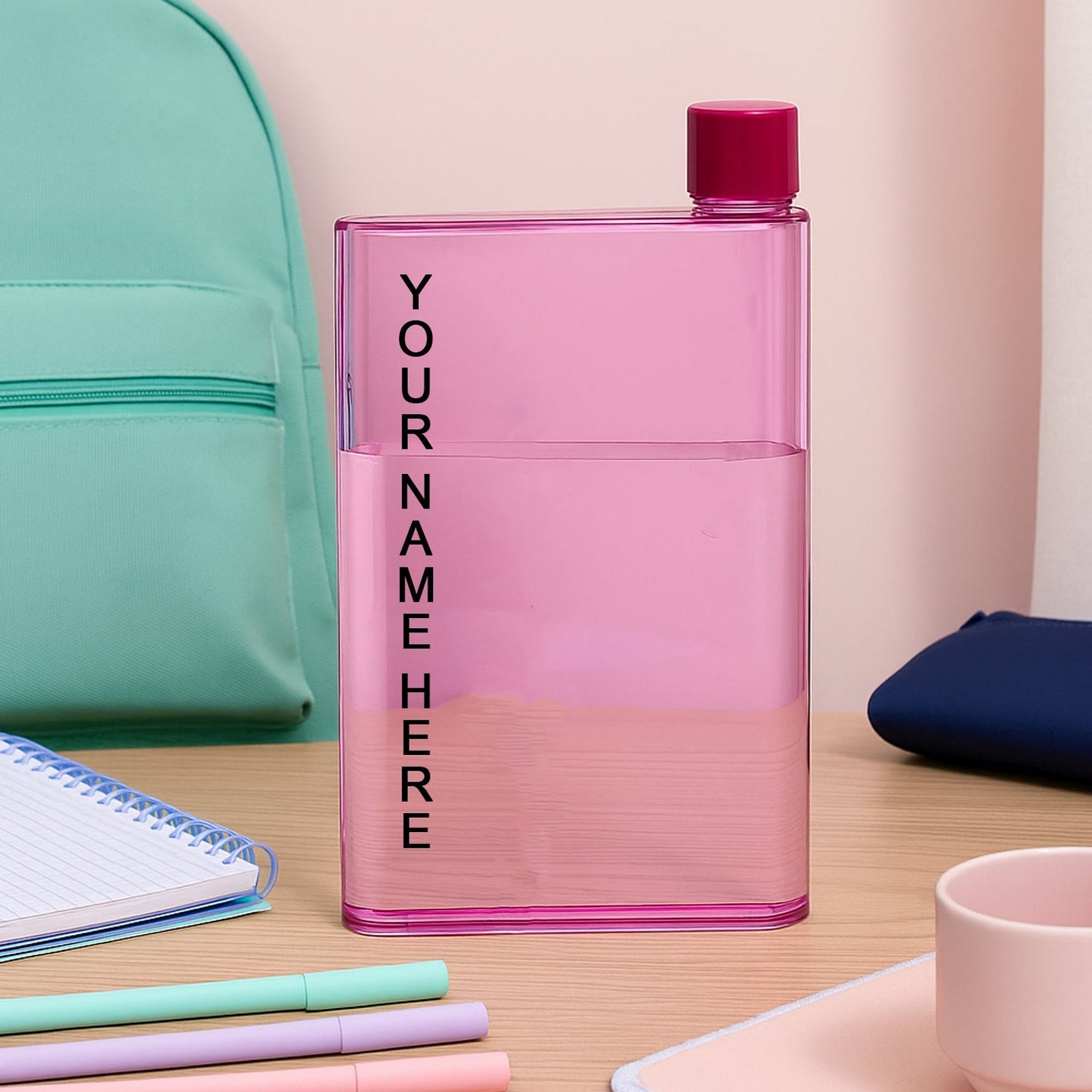 Customize A5 Size Notebook Plastic Bottle (Any Color)